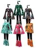 European American Women's Hippie Style Long Sleeve Shirt and Pants Suit for Stage Performance