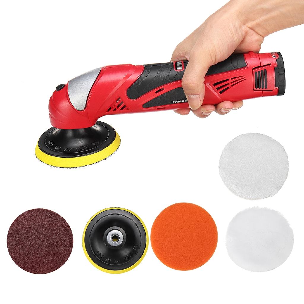 12V Polisher 5 Level Variable Speed 3000rpm Car Paint Care Compact Polishing Machine Sander Electric Floor Polisher