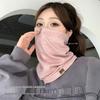 Unisex Knitted Neck Gaiter & Face Mask - Winter Warm, Thin Style Pullover Scarf
