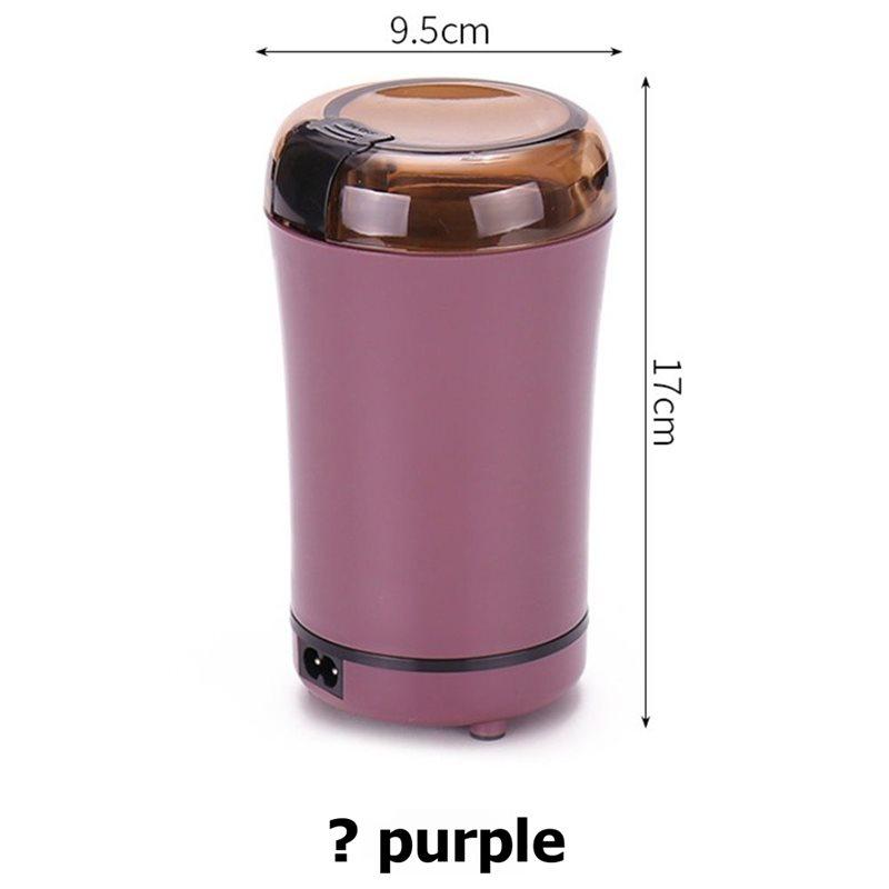 AB34-Electric Coffee Grinder, 150W Powerful Motor, Superfine Grinding, One Touch Operation, Compact Design, Black US Plug