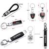 3D Metal Leather Car Emblem Key Chain Keyring Pendants Accessories For Honda Civic 10th 11th Gen Hrv Jazz City Fit 7 Crv Odyssey IP8
