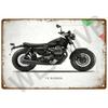 Moto Guzzi Alter Mann Vintage Zinn Zeichen Shabby Chic Metall Wand Dekoration Retro Bar Dekoration Antiken Metall Poster