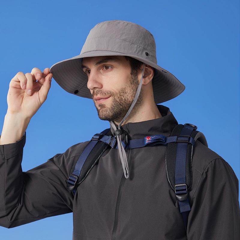 Summer Waterproof Outdoor Fisherman Hat Men's Anti-ultraviolet Sun Hat Women's Mountaineering Hat