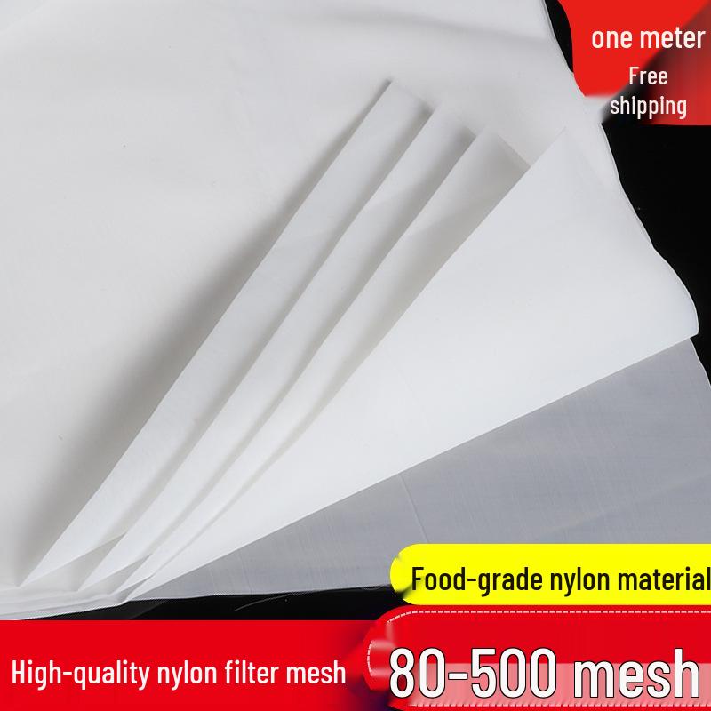 Çok Yönlü Naylon Fileli Filtre Kumaşı: Boya ve İplik Filtreleme İçin 1,5-2m Genişlik, 100-300 Göz