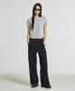 Nyuballanseu Nbmlg2W422 / Women Summer Lightweight Double-Weave Wide Pants (Black)