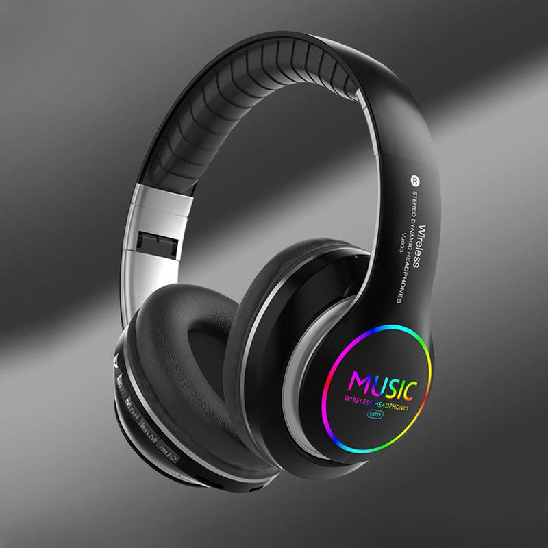 VJ033 TWS Wireless Headphones Bluetooth Garniture Folding Stereo