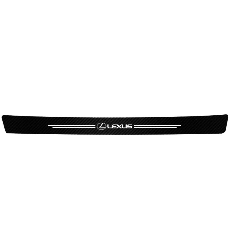 Carbon Fiber Car Door Sill Threshold Anti Protective Stickers Decals For Lexus F SPORT IS250 IS200 CT200h GS300 LS430 RX450h LBX