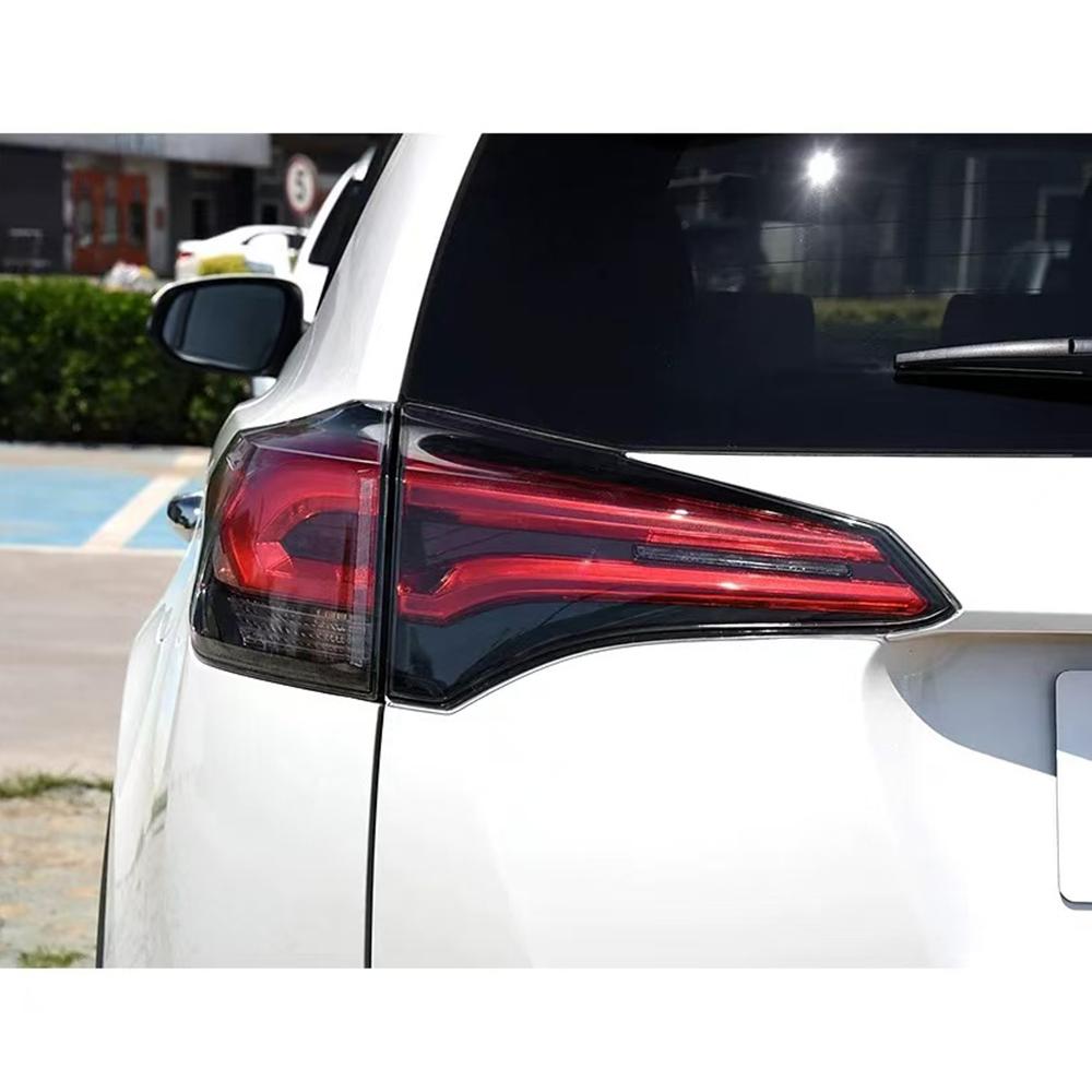 Car Taillight Cover For Toyota RAV4 2016 2017 2018 2019 Turn Signal Light Car Rear Lamp Shell Cover Accessories