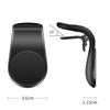 2pcs Phone Holder Car Air Vent Mounted Cellphone Holder for Phone 16 15 14 13 Magnetic Phone Stand 360 Degree Rotating