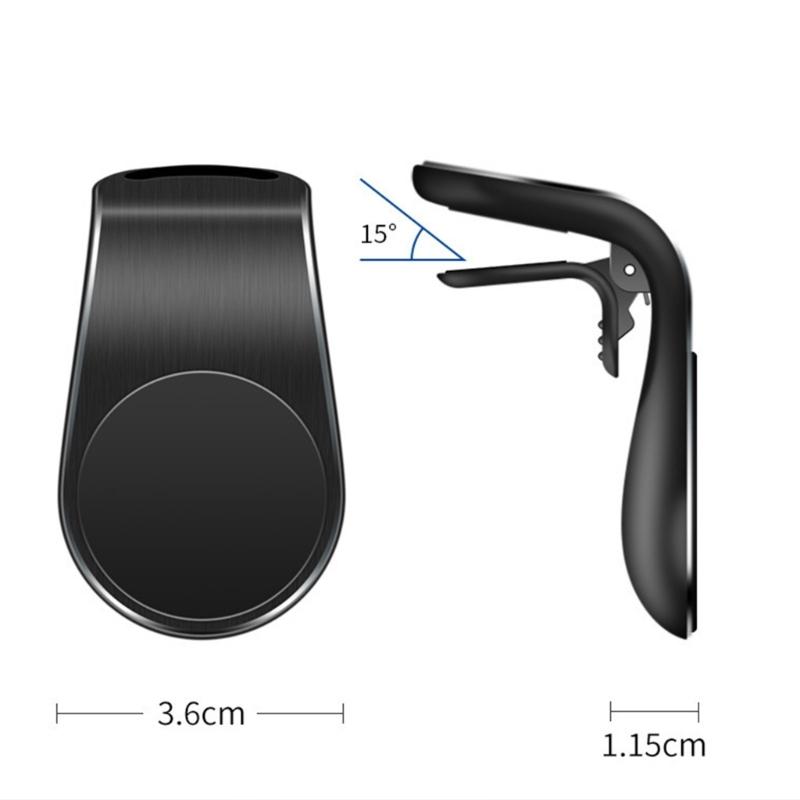 2pcs Phone Holder Car Air Vent Mounted Cellphone Holder for Phone 16 15 14 13 Magnetic Phone Stand 360 Degree Rotating