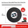 Gold Diamond 14"-16" Cutting Disc, 350mm Metal & Stainless Steel Grinding Wheel for Cutting Iron & Steel, 400mm Sanding Saw Blade