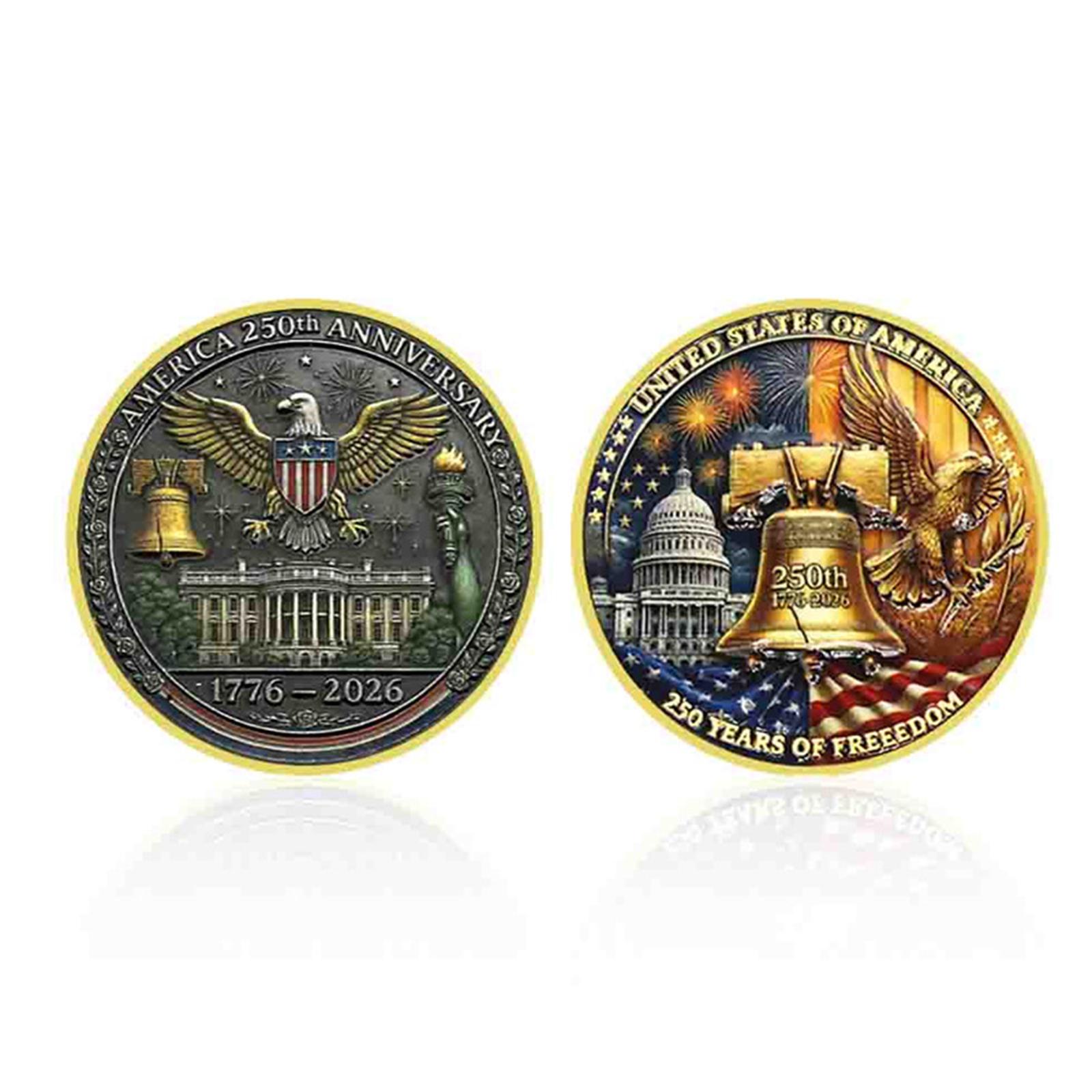 250th Anniversary Coin Of The United States 1776-2026 250th Anniversary Coin Of The United States One Size