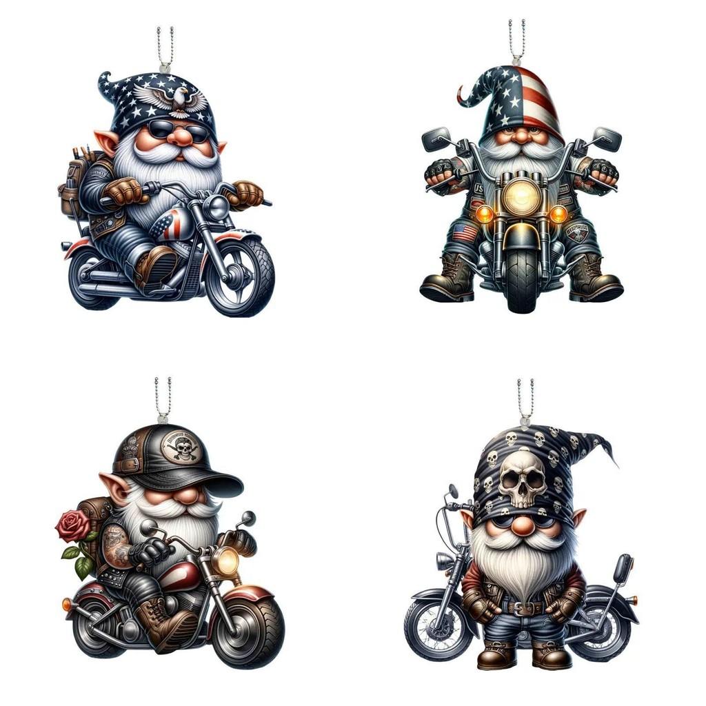 Acrylic Eyecatching Cartoon Car Hanging Decor For Creative Home And Backpack Decoration
