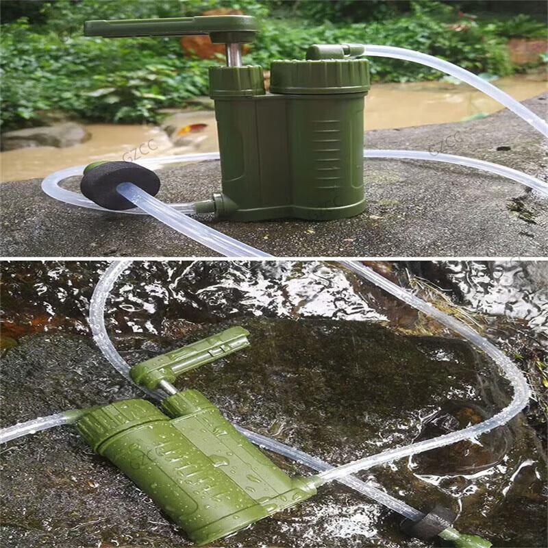 Portable Outdoor Survival Water Purifier & Multi-tool Kit