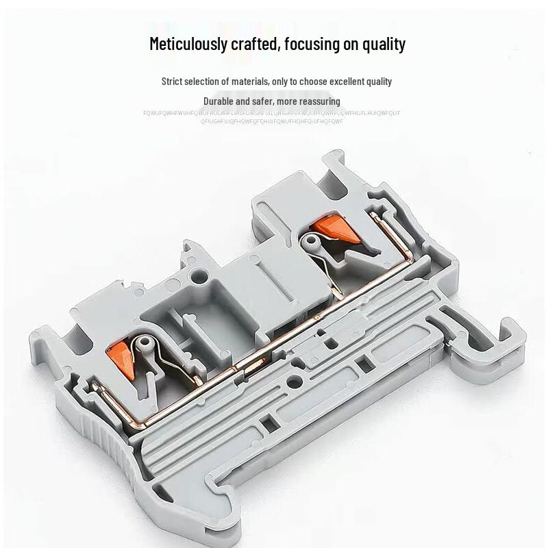 Shengling CZLS PT2.5 Gray Rail Terminal Block