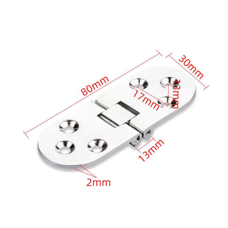 4pcs/set Folding Desktop Accessory For Sewing Machine Hardware Flap Hinge Zinc Alloy 80x30mm Drawer Door Cupboard Window Cabinet
