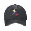 Filipijnen Kaart Baseballpet Mode Verweerd Gewassen Snapback Hoed Unisex Stijl Zomer Ongevormd Zachte Petten Pet