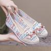Women's Woven One Foot Shoes, Casual Flat Shoes, Mesh Breathable Home and Outdoor Spring and Summer Styles