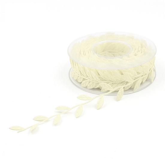 15m Leaves Ribbon Scrapbook DIY New Year Christmas Crafts Gift Wrapping Decor
