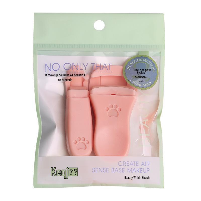 

Portable Cat Paw Eyelash Curler with Elastic Handle and Wide Angle for Shaping and Curling Standard