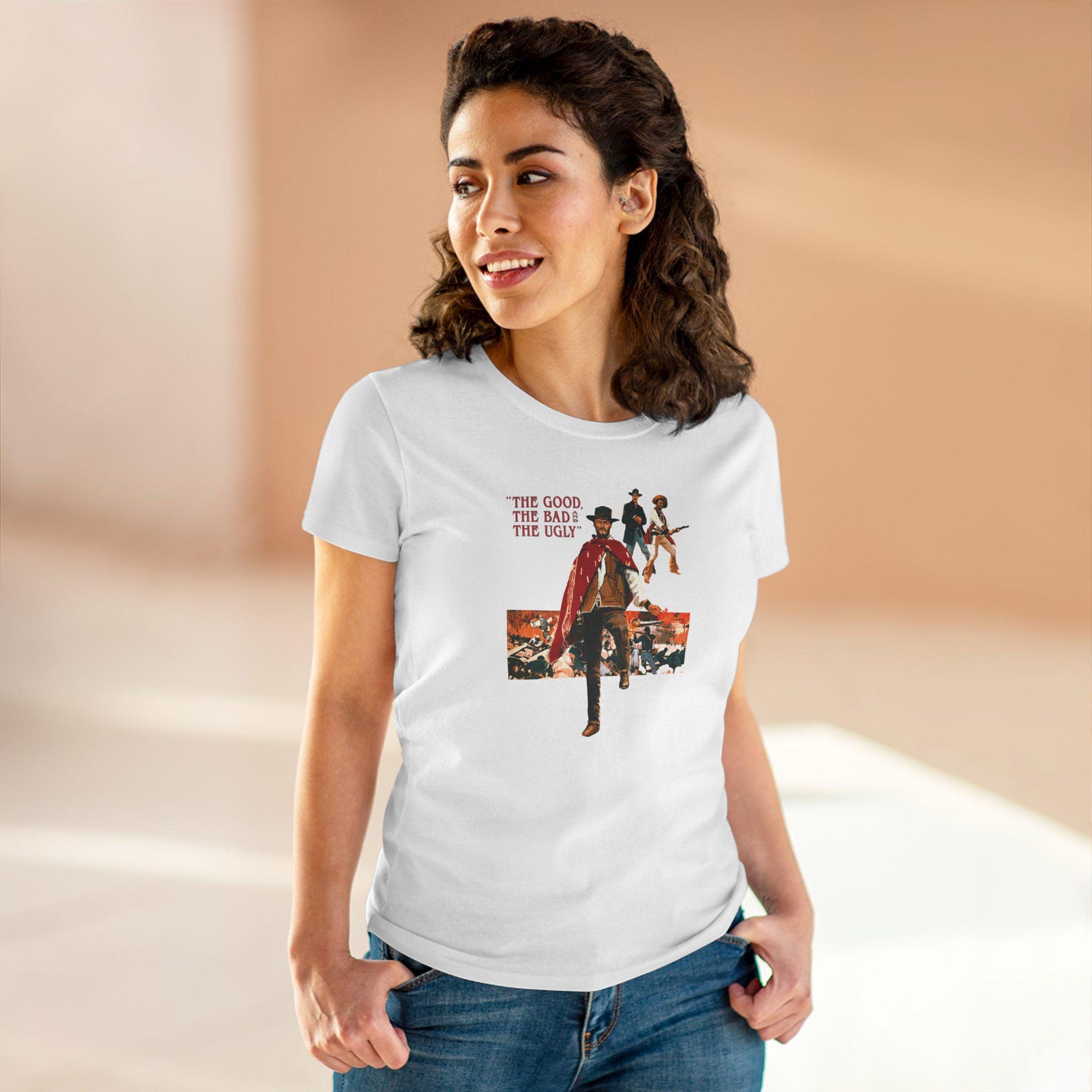 The Good The Bad and The Ugly Classic Movie Logo Women s T-shirt M