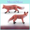 Plush Fox Animal Pvc Model For Nature Enthusiasts And Educational Toy Collection