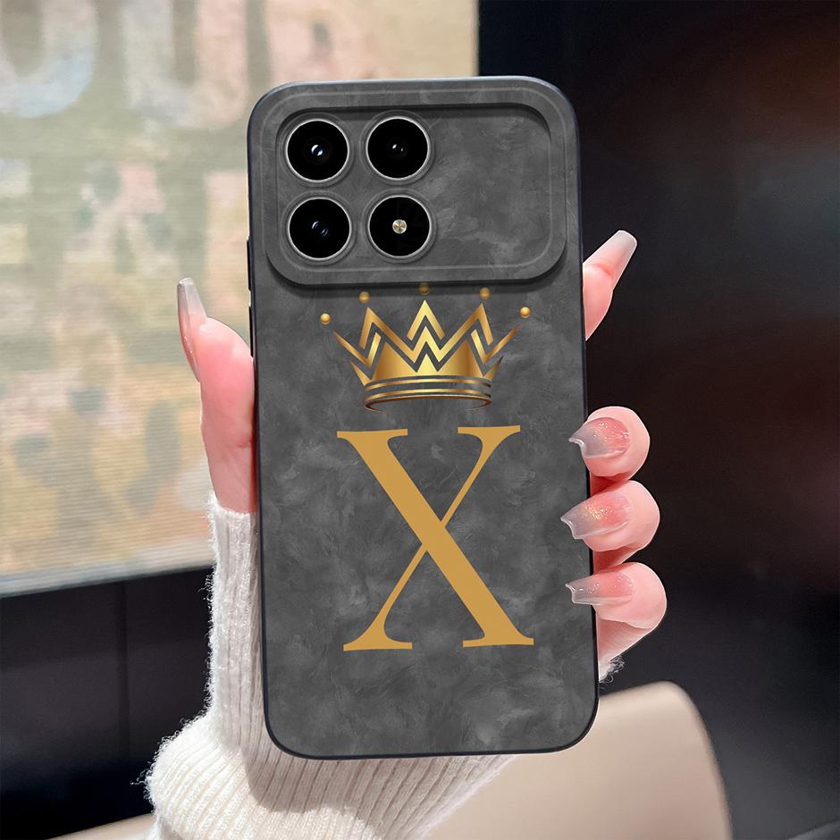 For Xiaomi Poco F8 Pro Ultra Phone Cases Cute Panda 26 Letters Shockproof Soft Liquid Silicone Cover For PocoF8Pro F8Ultra Fanda