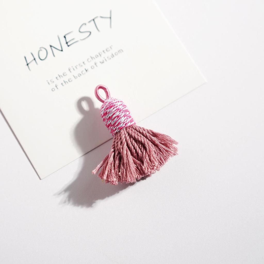 Handwoven Colorful Tassel Keychain & Phone Charm - DIY Jewelry Accessory