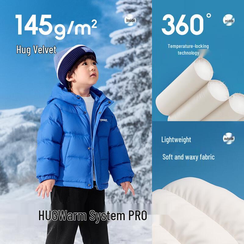 Balabala Kids' Thick Winter Puffer Jacket