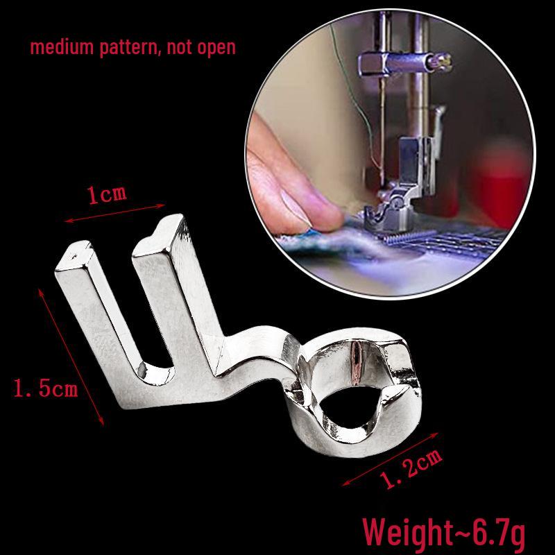 Adjustable Multi-Functional Sewing Machine Presser Foot Set with Fabric Strip, Imitation Synchronous, and Overlocking Features