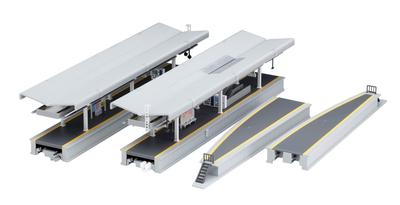 KATO N Gauge Suburban Platform DX Island Type Set Railway Model Supplies 23-160