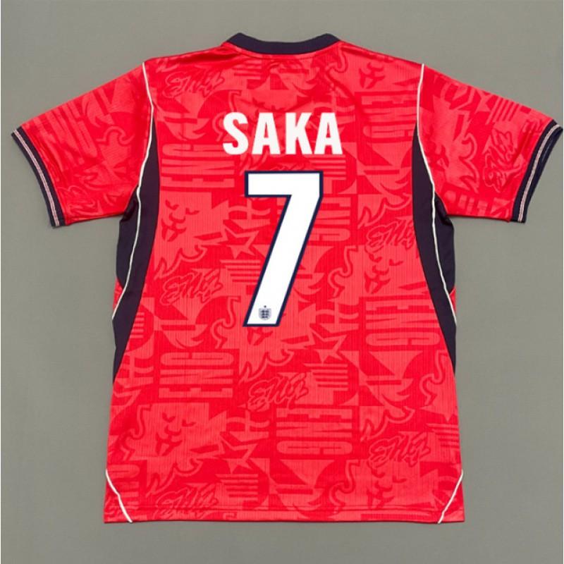England National Team Fan Soccer Jersey Kane Away Home Striped Football Shirt Adults