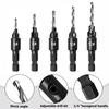 Woodworking Countersunk Head Drill And Chamfering One Piece Hexagonal Handle Countersunk Fried Dough Twist Drill