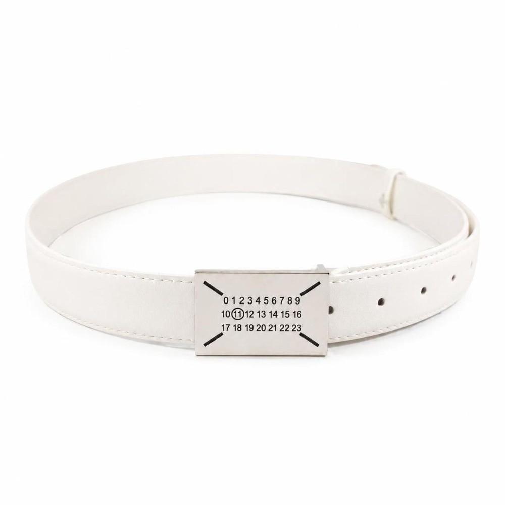 Ins Style PU Leather Belt Snap Buckle Alloy Buckle Belt Fashion Decorative Belt For Men Women