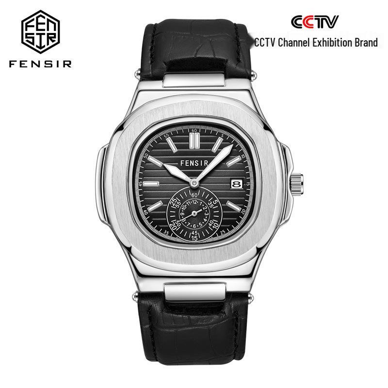 Мужские светящиеся водонепроницаемые часы FENSIR Nautilus