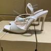 Fashion Ins Style Fashion Square Toe Patent Leather Women Gladiator Sandals Sexy Ankle Strap Buckle Thin High Heels Summer Office Shoes