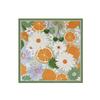 Small Daisy Printed Silk Scarf Women's 71cm Square Scarf Temperament Fresh and Versatile High Sense Fashion Thin Silk Scarf Wholesale