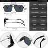 SHAUNA New Square Rimless Sunglasses Women Fashion Clear Ocean Gradient Lens Shades UV400 Retro Rivets Men Sun Glasses