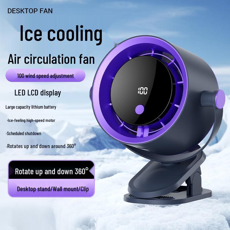 

3-in-1 Multi-Functional Fan: Table, Standing, Wall-Mountable with Digital Display & USB Charging for Dorm or Office Use 1
