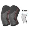 Aolikes 1 Pair 7Mm Knee Sleeves Ergonomic Support Injury Recovery - Neoprene Knee Brace Knee Support Features Suitable For Squats Running and Gym
