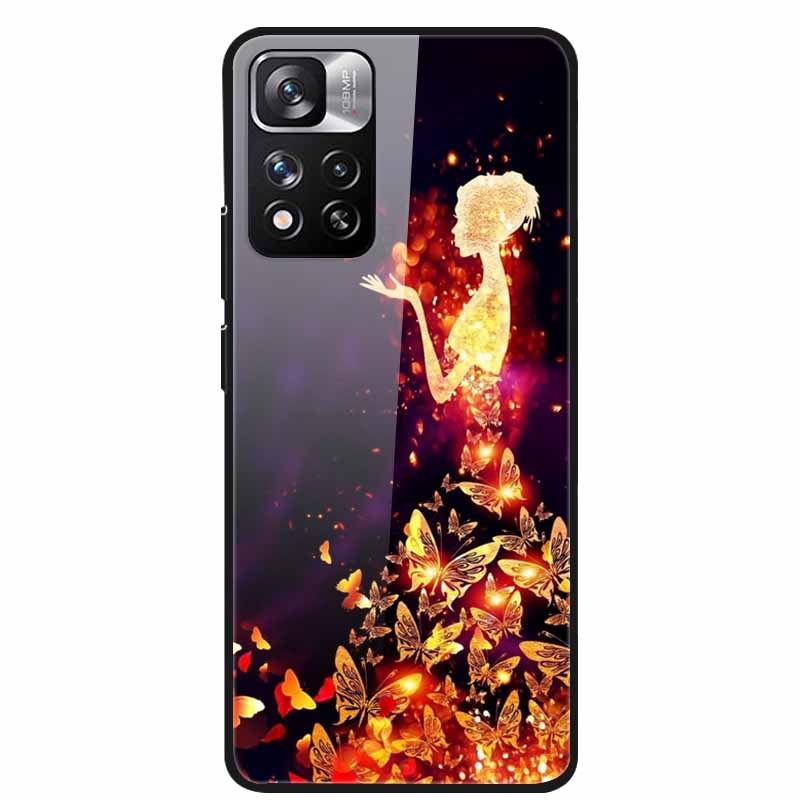 Tempered Glass Case For Xiaomi Redmi Note 11 Pro+ 5G Cover Hard Protective Funda for Redmi Note 11 Pro Plus 5G Luxury 6.67 Inch