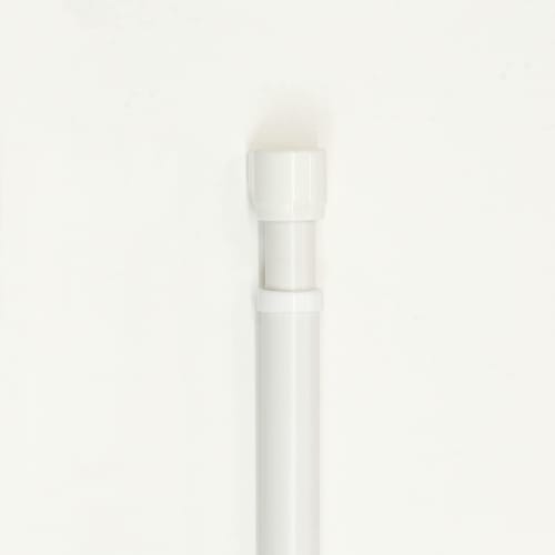 Bestco Slim Telescopic Clothes Drying Pole, 105-180cm, White, Short, NY-160