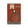 Fahrrad fahren Schilder Blech Metall Retro Plakette Dekoration Fahrradladen Bar Pub Club Café Vintage Wandkunst Eisenmalerei Poster 20x30cm
