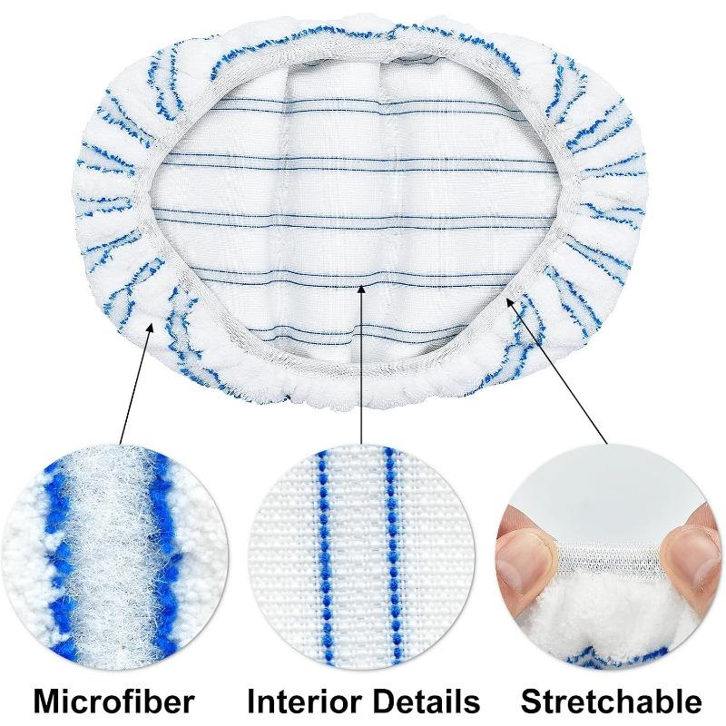 Mop Heads Replacements for Ocedar Hardwood Floor 'N More Microfiber Mop, 3 Pack Mop Refills for O-Cedar Hardwood Floor 'N More Microfiber Mop, 15 X 8