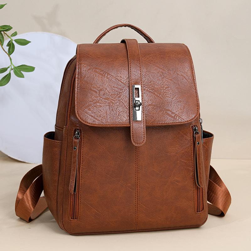 Backpack for Women, New Retro Casual Vintage Vintage Floral Large Capacity Backpack, Printed Fashionable Trendy Big Bag