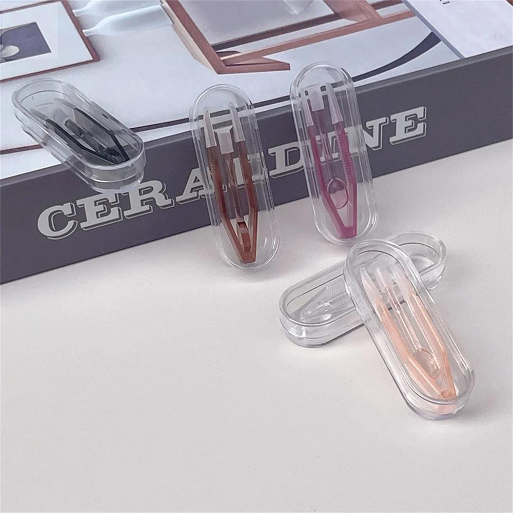 Contact Lens Tweezers Wear Tools Transparent Large Long Clamp Rod Set Small Contact Lenses Tweezers