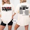 Sombr Du Bist Der Grund Tour Shirt, 2-seitig Konzertdaten Grafik Sweatshirt, Sombr Welttournee Musikfan Bootleg T-Shirt, Geschenk Für Fan