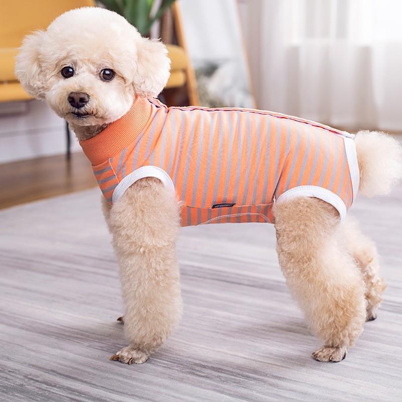 Pet Dog Vest Protection Post-Spay Surgery Nursing Puppies Warmth Casual Cotton Blend Sleeveless Top