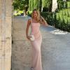 European and American Style Thin Suspender Dress Long Dress, Lace Fishbone Waist Slim Fishtail Skirt