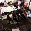 Stylish Band Street Walk Design Rug Non-slip Rug Suitable for Living Room and Bedroom Sofas